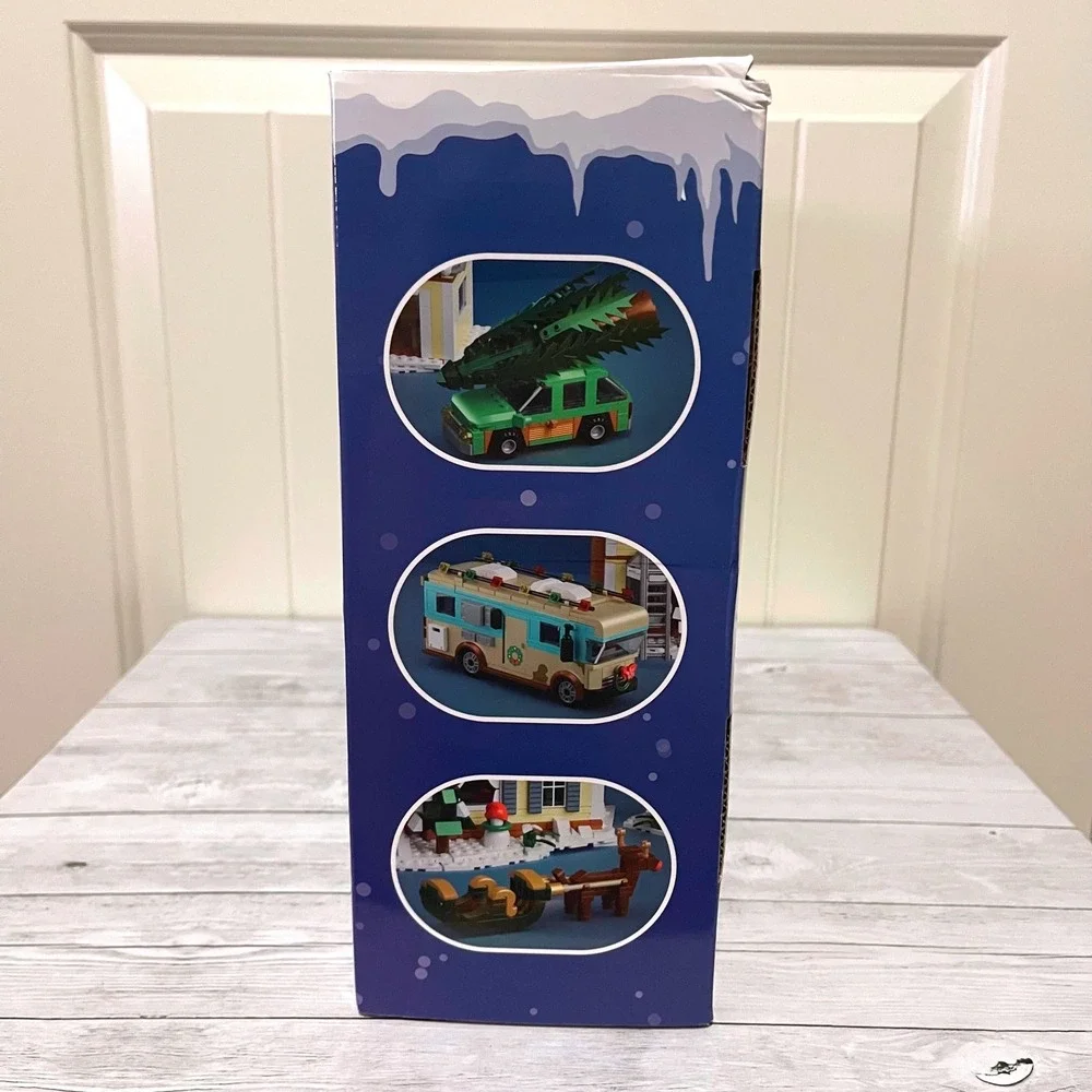 Christmas Building Block Set 1958 Pcs Holiday House RV Wagon NEW NIB